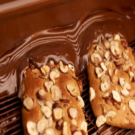 Pfefferkuchen mit Schokoladenüberzug