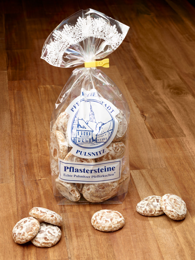 leckere Pflastersteine mit weißer Zuckerglasur