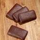 feine Pfefferkuchen-Rechtecke mit Schokoladenüberzug